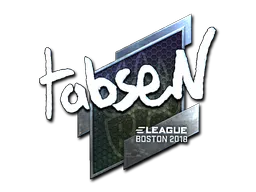 Sticker tabseN (Foil) | Boston 2018 - Preço e onde comprar no CS2
