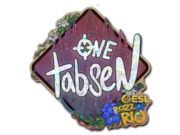 Sticker tabseN (Glitter) | Rio 2022 - Preço e onde comprar no CS2