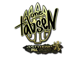 Sticker tabseN (Gold) | Antwerp 2022 - Preço e onde comprar no CS2