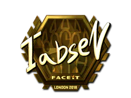 Sticker tabseN (Gold) | London 2018 - Preço e onde comprar no CS2