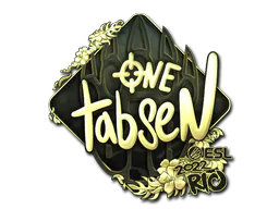 Sticker tabseN (Gold) | Rio 2022 - Preço e onde comprar no CS2