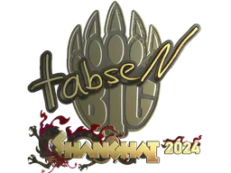 Sticker tabseN (Gold) | Shanghai 2024 - Preço e onde comprar no CS2