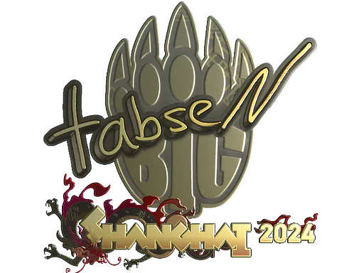 Sticker tabseN (Gold) | Shanghai 2024 - Preço e onde comprar no CS2
