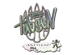 Sticker tabseN (Holo) | Antwerp 2022 - Preço e onde comprar no CS2