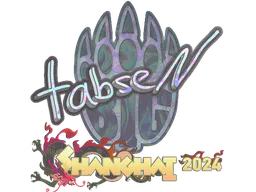 Sticker tabseN (Holo) | Shanghai 2024 - Preço e onde comprar no CS2