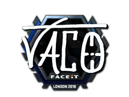 Sticker TACO (Foil) | London 2018 - Preço e onde comprar no CS2