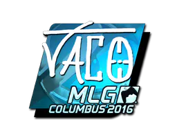Sticker TACO (Foil) | MLG Columbus 2016 - Preço e onde comprar no CS2