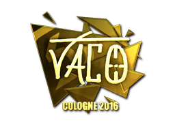 Sticker TACO (Gold) | Cologne 2016 - Preço e onde comprar no CS2