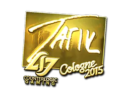 Sticker tarik (Gold) | Cologne 2015 - Preço e onde comprar no CS2