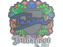 Sticker Tauson (Embroidered) | Budapest 2025 - Preço e onde comprar no CS2