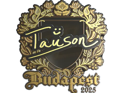 Sticker Tauson (Gold) | Budapest 2025 - Preço e onde comprar no CS2