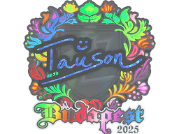 Sticker Tauson (Holo) | Budapest 2025 - Preço e onde comprar no CS2