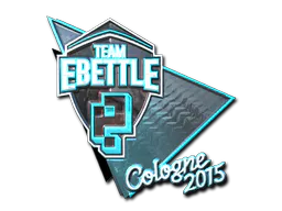 Sticker Team eBettle (Foil) | Cologne 2015 - Preço e onde comprar no CS2