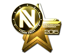 Sticker Team EnVyUs (Gold) | Cluj-Napoca 2015 - Preço e onde comprar no CS2