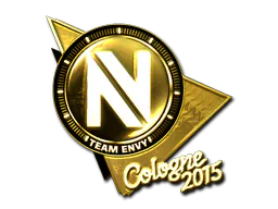 Sticker Team EnVyUs (Gold) | Cologne 2015 - Preço e onde comprar no CS2