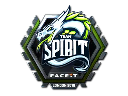 Sticker Team Spirit (Foil) | London 2018 - Preço e onde comprar no CS2