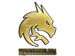 Sticker Team Spirit (Gold) | Copenhagen 2024 - Preço e onde comprar no CS2