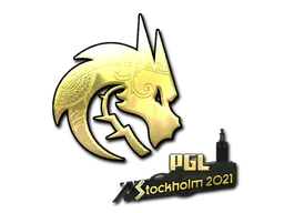 Sticker Team Spirit (Gold) | Stockholm 2021 - Preço e onde comprar no CS2