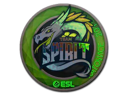 Sticker Team Spirit (Holo) | Katowice 2019 - Preço e onde comprar no CS2
