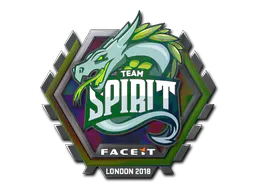 Sticker Team Spirit (Holo) | London 2018 - Preço e onde comprar no CS2
