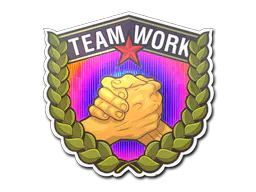 Sticker Teamwork (Holo) - Preço e onde comprar no CS2