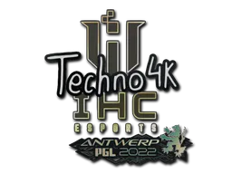 Sticker Techno4K | Antwerp 2022 - Preço e onde comprar no CS2
