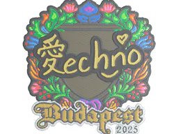 Sticker Techno4K (Embroidered) | Budapest 2025 - Preço e onde comprar no CS2