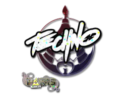 Sticker Techno4K (Glitter) | Paris 2023 - Preço e onde comprar no CS2