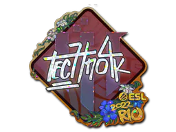 Sticker Techno4K (Glitter) | Rio 2022 - Preço e onde comprar no CS2