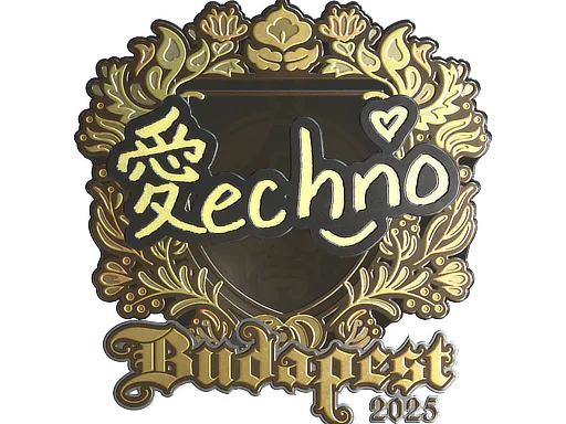 Sticker Techno4K (Gold) | Budapest 2025 - Preço e onde comprar no CS2