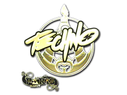 Sticker Techno4K (Gold) | Paris 2023 - Preço e onde comprar no CS2