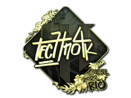 Sticker Techno4K (Gold) | Rio 2022 - Preço e onde comprar no CS2