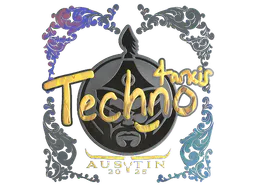 Sticker Techno4K (Holo) | Austin 2025 - Preço e onde comprar no CS2