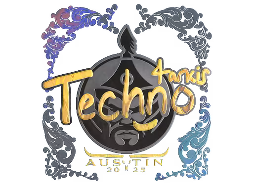 Sticker Techno4K (Holo) | Austin 2025 - Preço e onde comprar no CS2