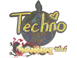 Sticker Techno4K (Holo) | Shanghai 2024 - Preço e onde comprar no CS2