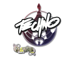 Sticker Techno4K | Paris 2023 - Preço e onde comprar no CS2