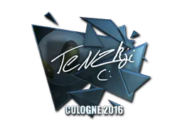 Sticker TENZKI (Foil) | Cologne 2016 - Preço e onde comprar no CS2