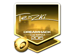 Sticker tenzki (Gold) | Cluj-Napoca 2015 - Preço e onde comprar no CS2