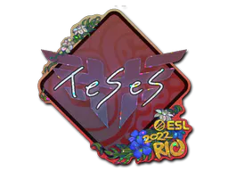 Sticker TeSeS (Glitter) | Rio 2022 - Preço e onde comprar no CS2