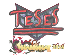 Sticker TeSeS (Holo) | Shanghai 2024 - Preço e onde comprar no CS2