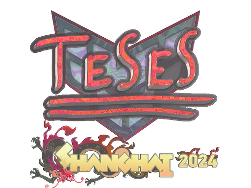 Sticker TeSeS (Holo) | Shanghai 2024 - Preço e onde comprar no CS2