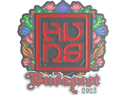 Sticker The Huns (Embroidered) | Budapest 2025 - Preço e onde comprar no CS2