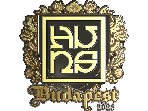 Sticker The Huns (Gold) | Budapest 2025 - Preço e onde comprar no CS2