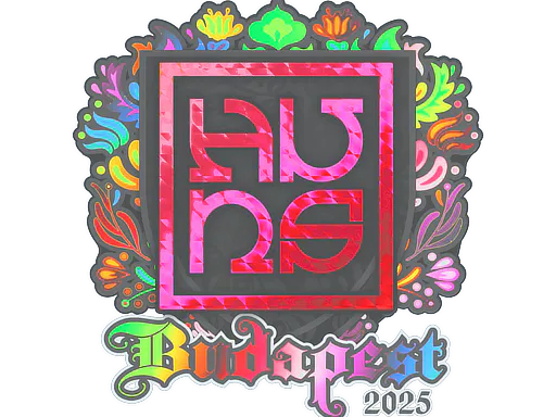 Sticker The Huns (Holo) | Budapest 2025 - Preço e onde comprar no CS2