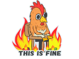 Sticker This Is Fine (Chicken) - Preço e onde comprar no CS2