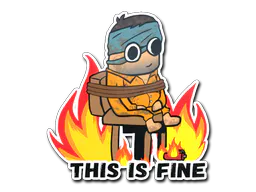 Sticker This Is Fine (H) - Preço e onde comprar no CS2