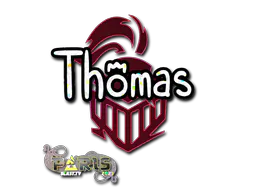 Sticker Thomas (Glitter) | Paris 2023 - Preço e onde comprar no CS2