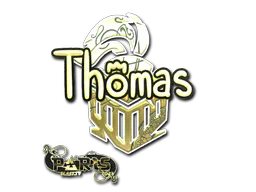 Sticker Thomas (Gold) | Paris 2023 - Preço e onde comprar no CS2