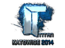 Sticker Titan (Foil) | Katowice 2014 - Preço e onde comprar no CS2