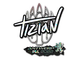 Sticker tiziaN (Glitter) | Antwerp 2022 - Preço e onde comprar no CS2